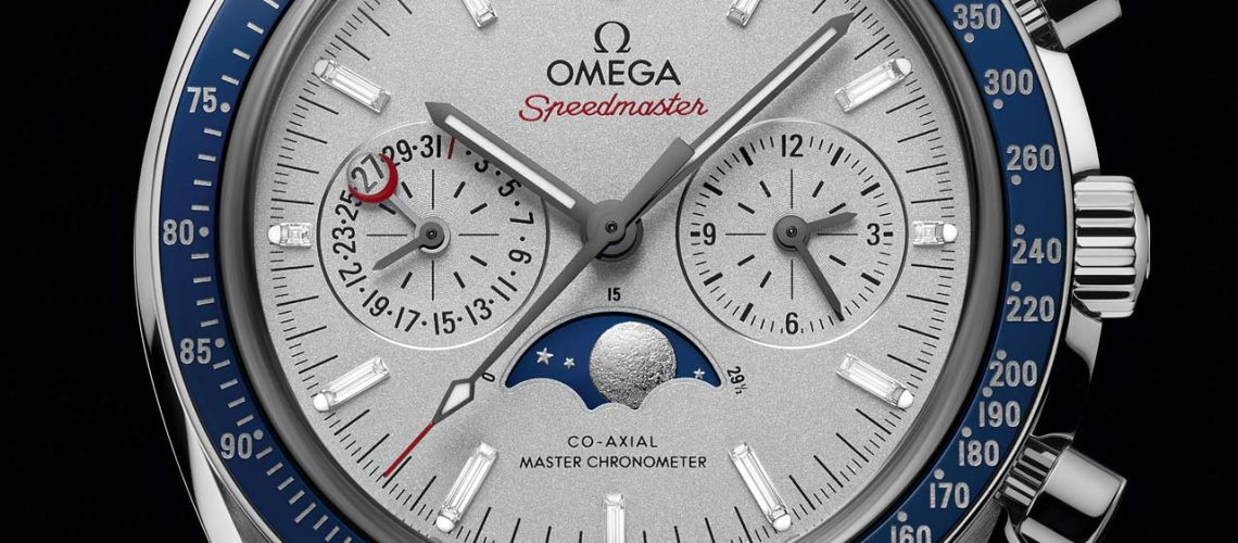 Omega-Speedmaster-Moonphase-Chronograph-Platinum-Gold-Blue-004